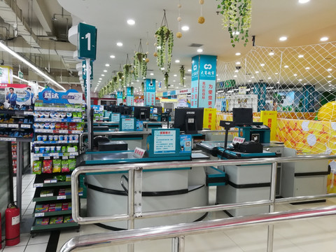 床上用品收银台照片,床上用品与收银台的和谐融合，照片中的故事