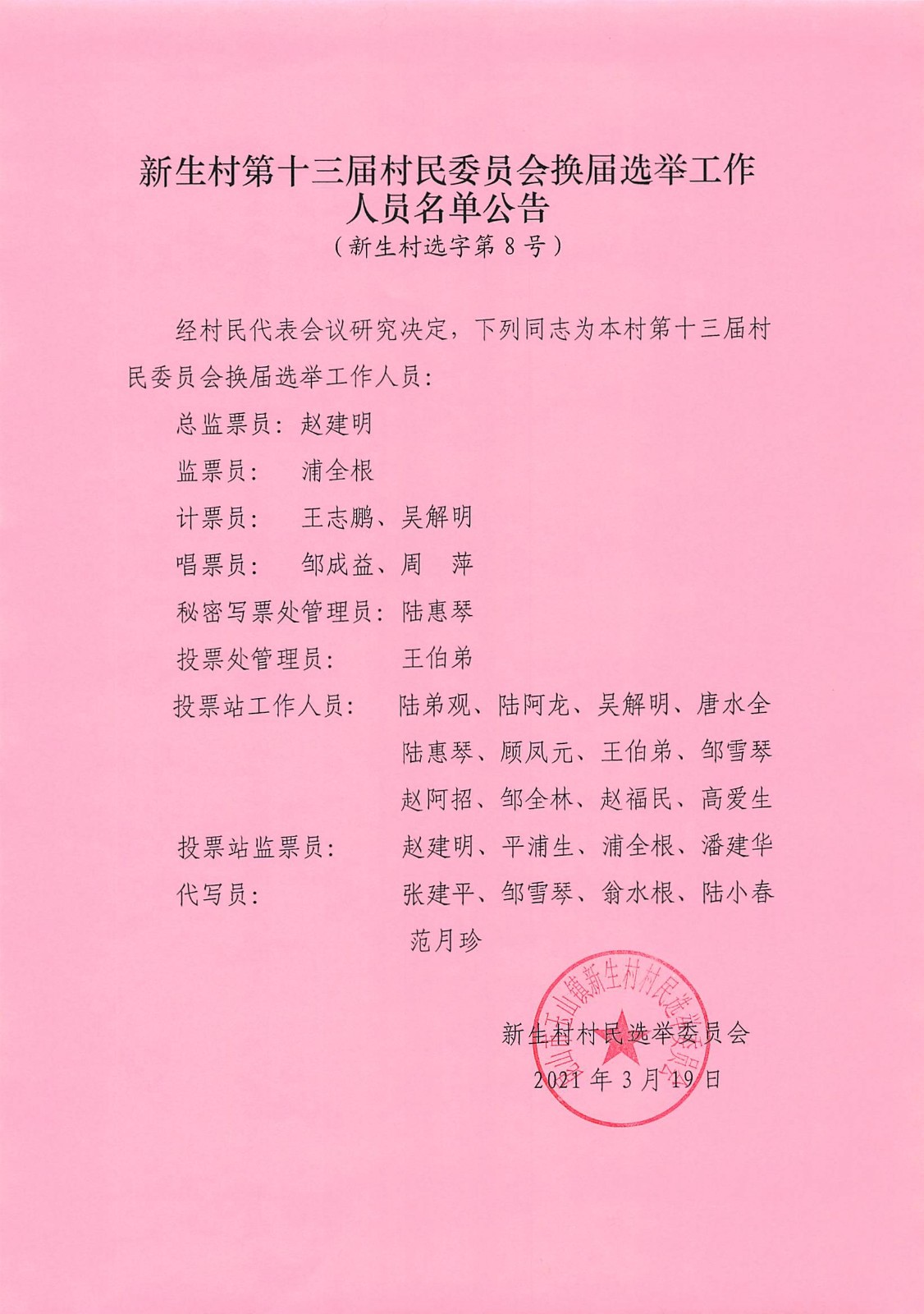 张著村委会最新人事任命,张著村委会最新人事任命